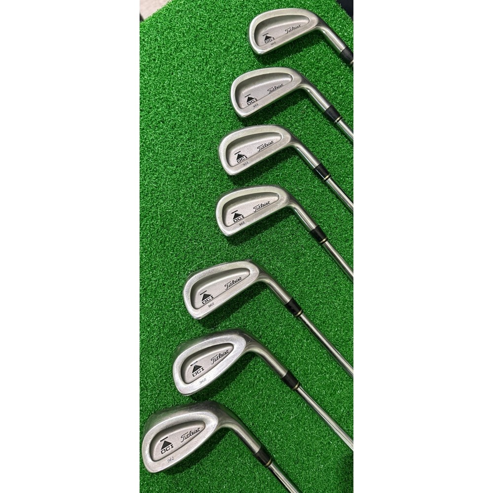 Titleist DCI 962 Iron Set 2 3 4 5 7 8 9 Right Hand Steel Stiff Flex 7 Clubs Read